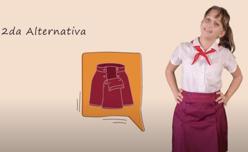 nuevo uniforme escolar primaria cuba