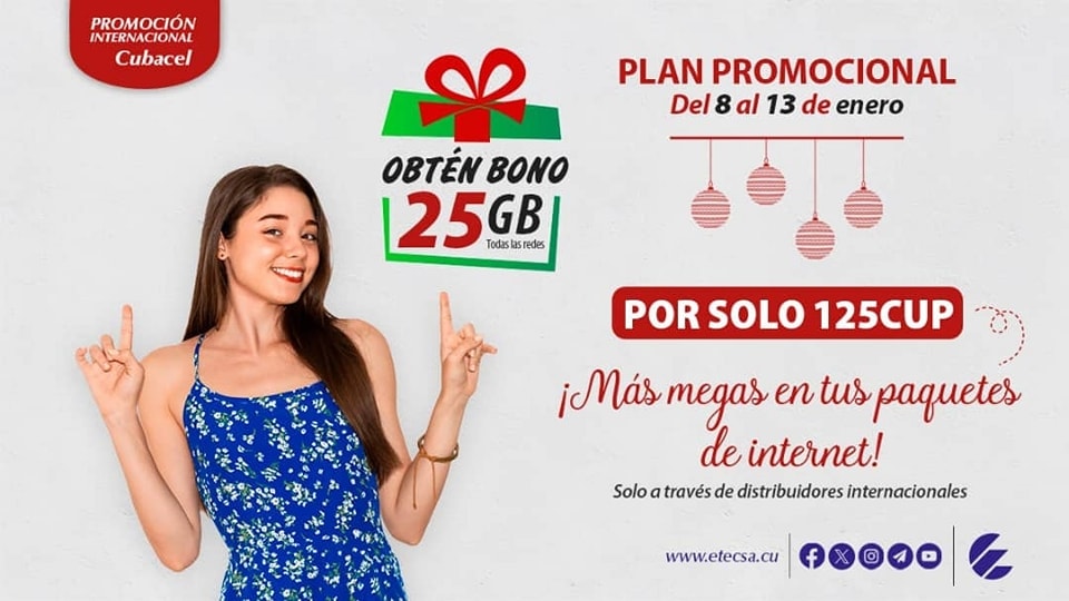 oferta etecsa 25gb