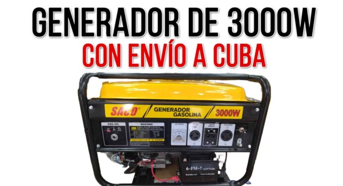 Planta Eléctrica SACO de 3000w para Enviar a Cuba