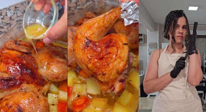 Queda Mejor que el Pavo y Sirve para Navidad: La Receta de Pollo Asado de Dailis de @RecetaCubana