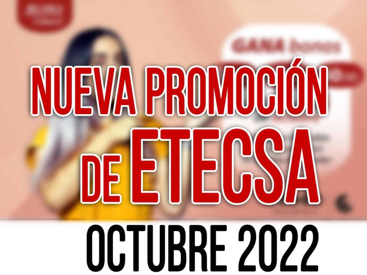promocion recarga internacional de etecsa octubre 2022