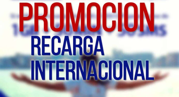 Promoción de Recarga Internacional de ETECSA Junio 2021