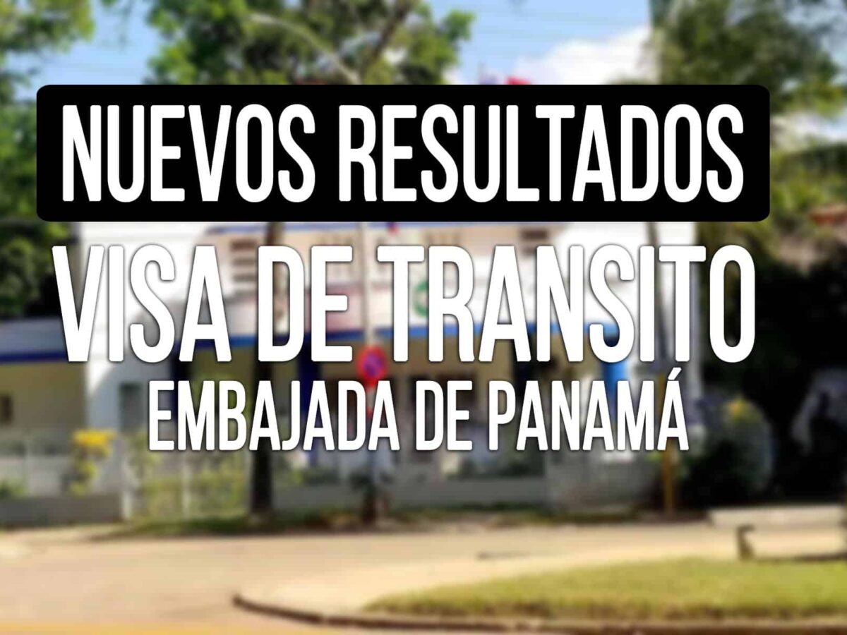 resultados visa de transito a panama cubanos 30 noviembre 1 diciembre