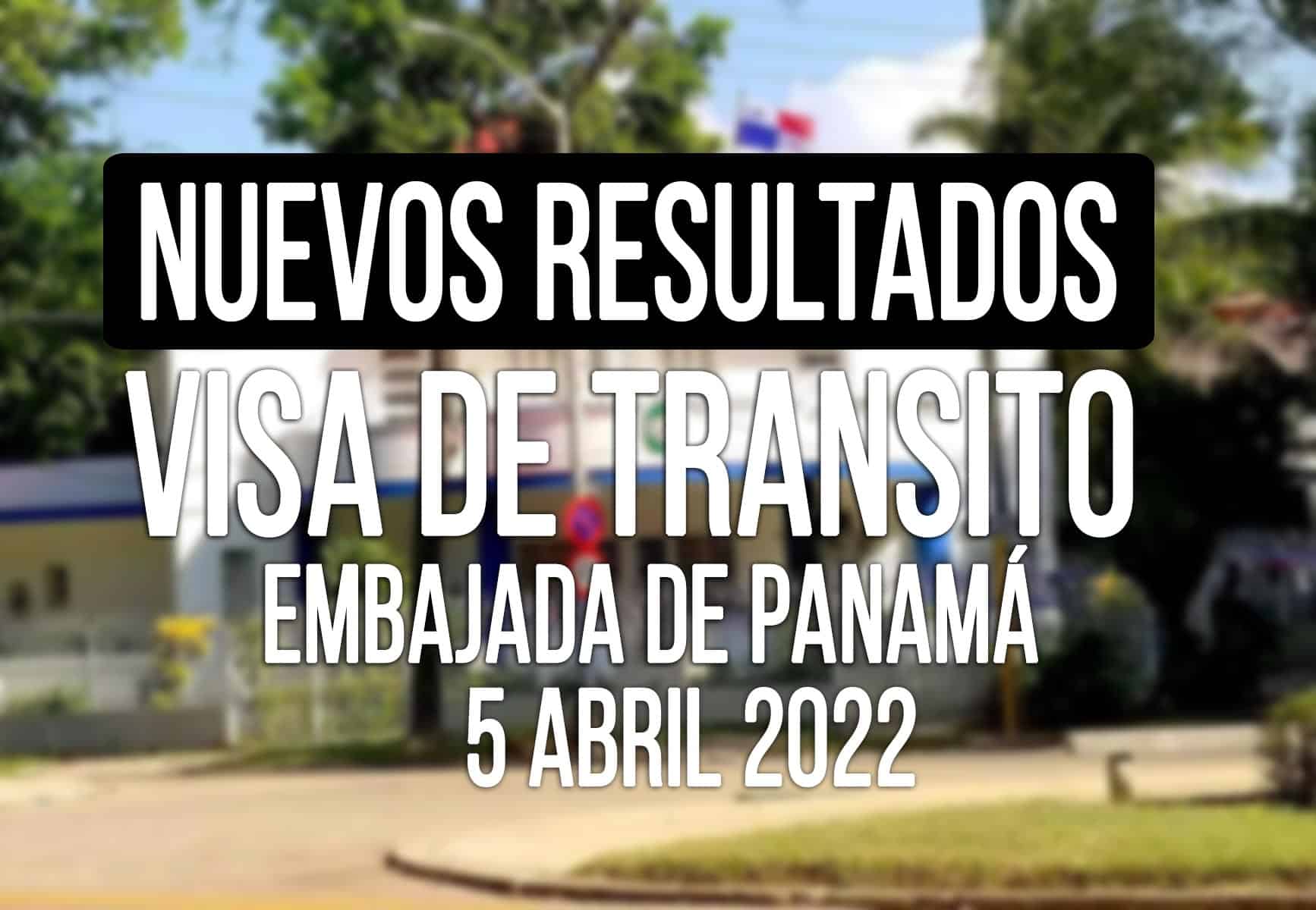 resultados visa de transito panama cubanos 5 de abril