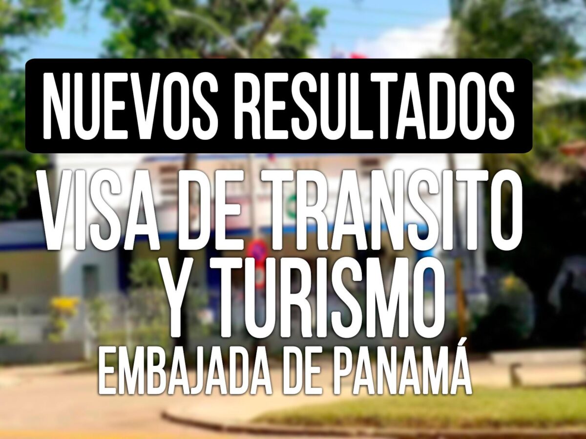 Resultados De Las Solicitudes De Visa De Tránsito A Panamá 16 De Diciembre 7969