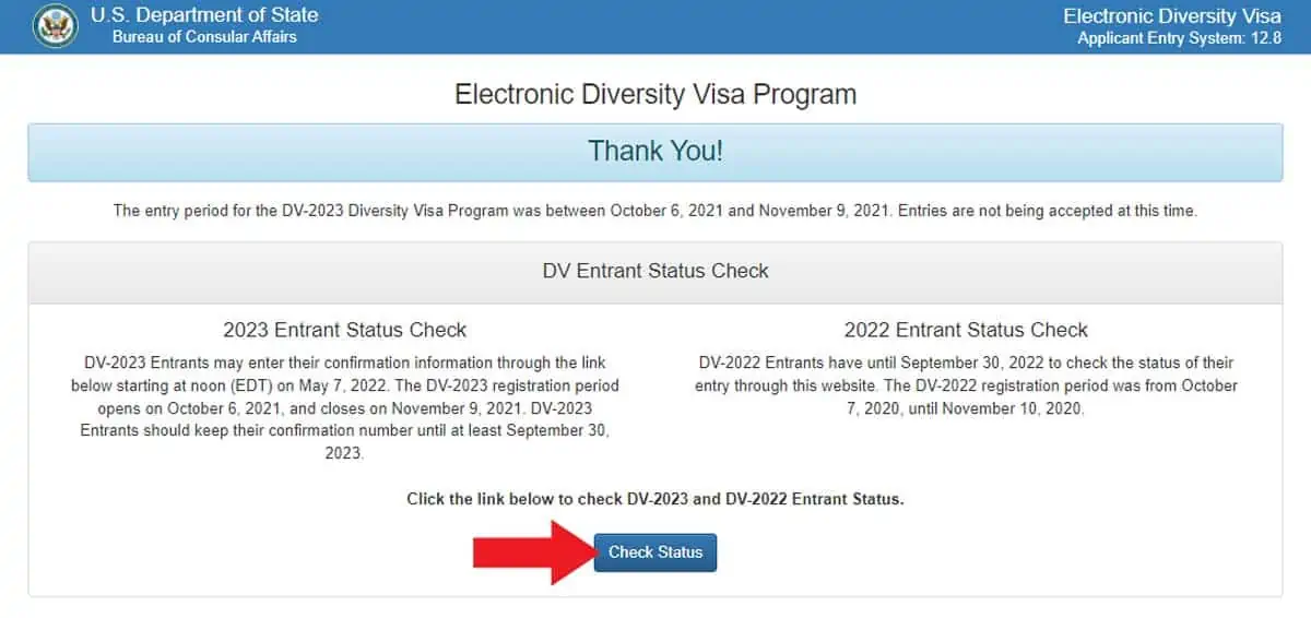 revisar resultados loteria de visas 2023