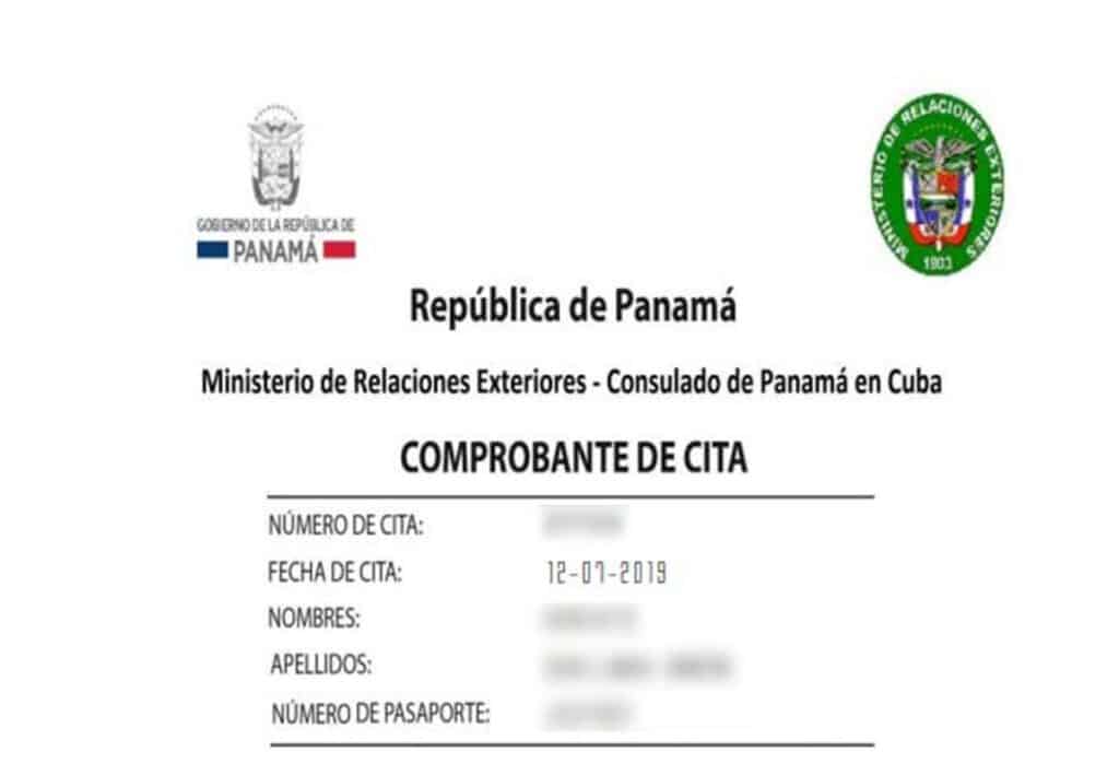 sacar cita para panama