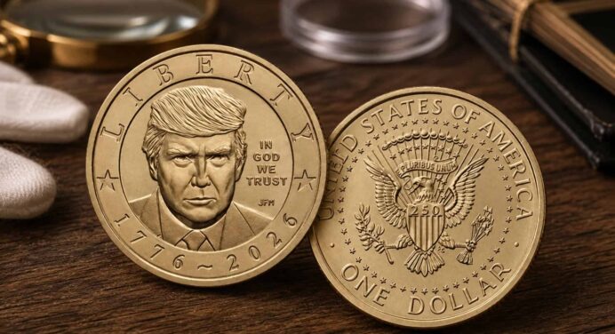 La Moneda de Trump de $1 Causa Furor: Se Agota tras Salir a la Venta