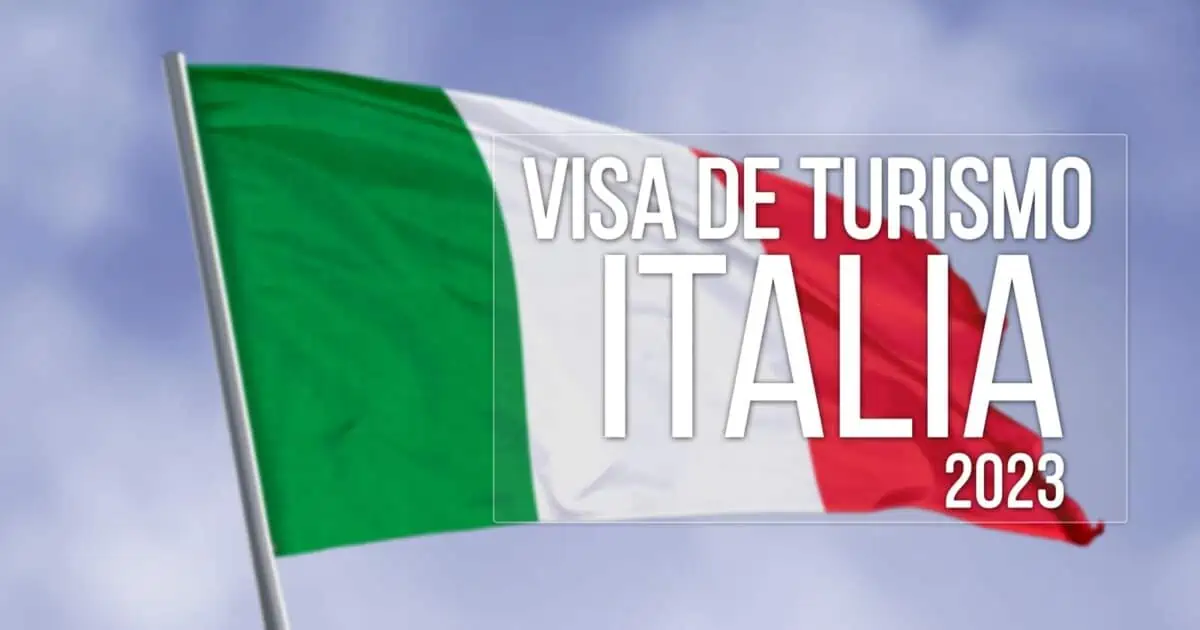 visa de turismo a italia 2023