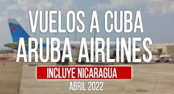 Vuelos con Aruba Airlines Abril 2022