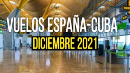 vuelos cuba españa diciembre 2021